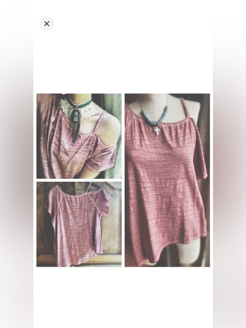 Boutique High Low Off One Shoulder Tee - Picture 3 of 11